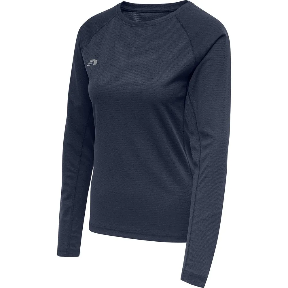 Newline Core Running Langarm-t-shirt female, Violet dark