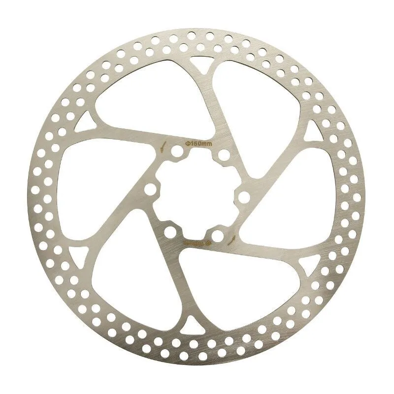 Newton 6-Loch-Bremsscheibe compatible bord rectifie pour la securite Brakco Shimano Unisex, silber, 160mm Newton 6-Loch-Bremsscheibe compatible bord rectifie pour la securite Brakco Shimano Unisex, silber, 160mm