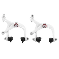 Newton Bremssattel-Paare für Straßenrad-Fixie Alu weiß lackiert Unisex