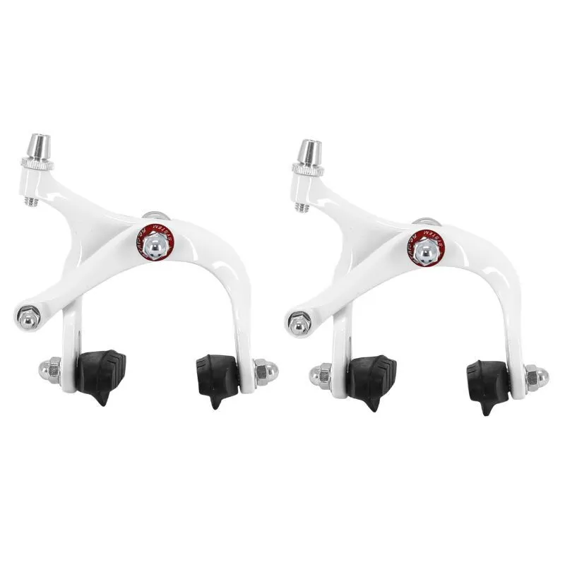 Newton Bremssattel-Paare für Straßenrad-Fixie Alu weiß lackiert Unisex, weiß, TU Newton Bremssattel-Paare für Straßenrad-Fixie Alu weiß lackiert Unisex, weiß, TU