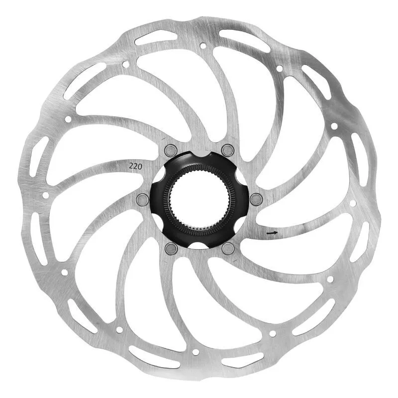 Newton Bremsscheibe MTB Centerlock Brakco Shimano Unisex, silber, 220mm Newton Bremsscheibe MTB Centerlock Brakco Shimano Unisex, silber, 220mm