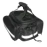 Newton Fahrrad-Hinterradtasche mit Brückenbefestigung und Gepäckträger mit wasserdichten Klettverschlusstaschen auf beiden Seiten N1 30 x 17 x 13 Unisex, schwarz, TU