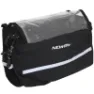 Newton Fahrrad-Lenkertasche mit Kartenleser und Reflektor 25.8-31.8 mit Clip-Befestigung N1 24,5 x 17 x 14 Unisex, schwarz, TU