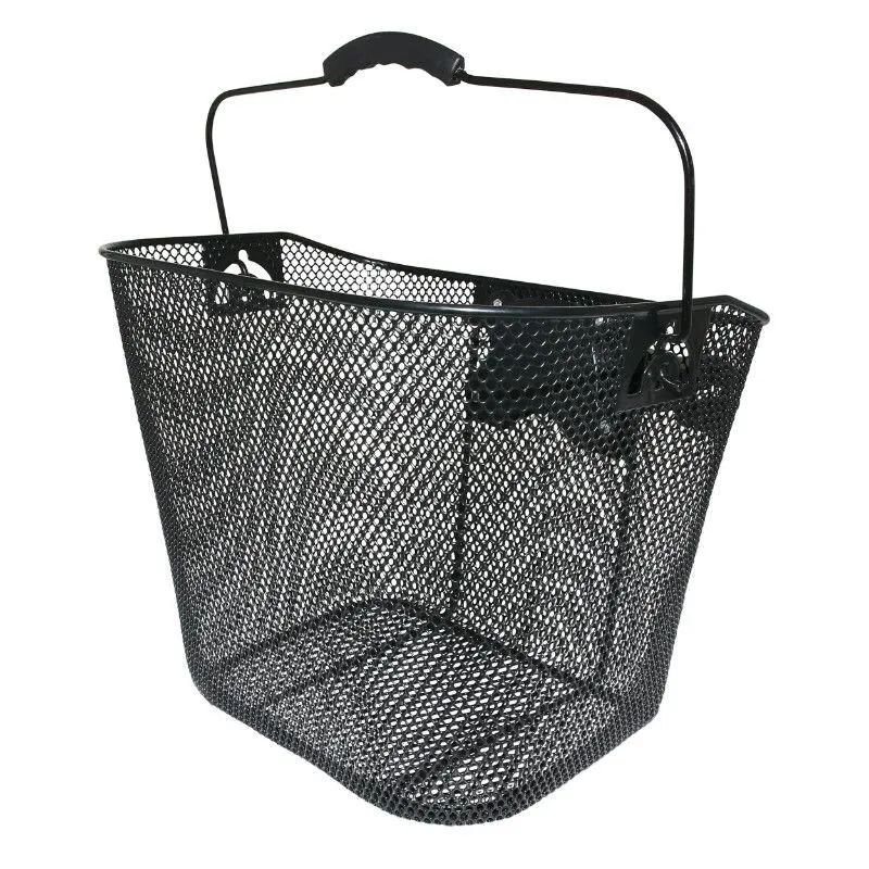 Newton Fahrradkorb vorne Stahlwabe für Vae Achsabstand 78mm Befestigung rapide Clips rpd 31 Unisex, schwarz, 19L/35 x 25 x 25cm Newton Fahrradkorb vorne Stahlwabe für Vae Achsabstand 78mm Befestigung rapide Clips rpd 31 Unisex, schwarz, 19L/35 x 25 x 25cm