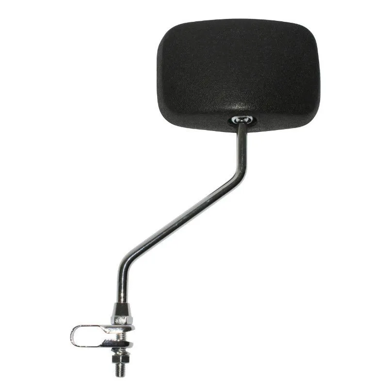 Newton Fahrradspiegel links oder rechts Rechteck Schellenbefestigung verstellbarer Stab Unisex, schwarz, 11 x 8cm Newton Fahrradspiegel links oder rechts Rechteck Schellenbefestigung verstellbarer Stab Unisex, schwarz, 11 x 8cm