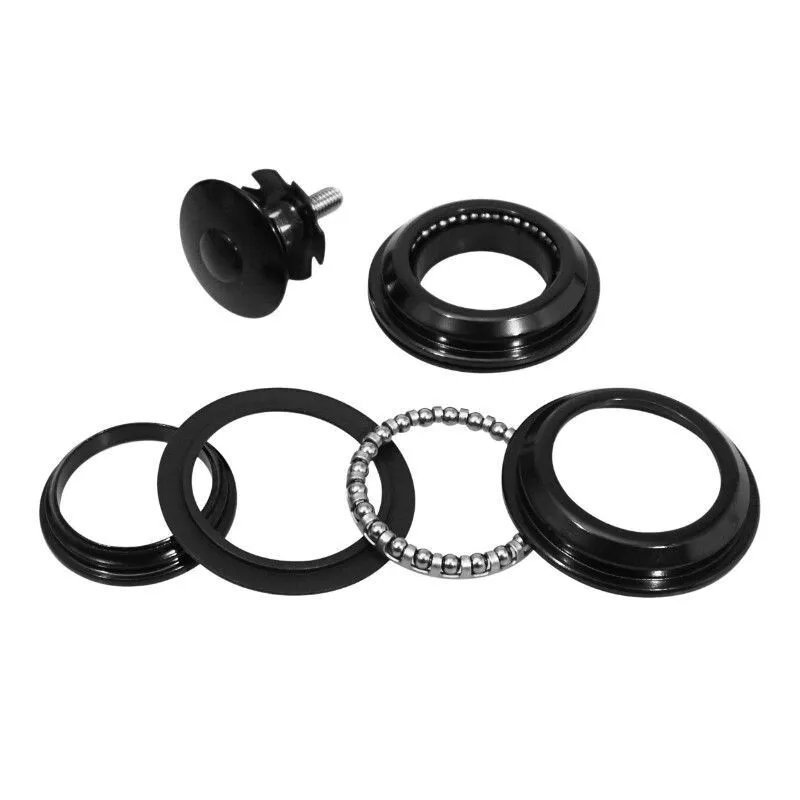 Newton Halbintegrierter Steuersatz mit Stahlkugeln 1"1-8 Unisex, schwarz, 44mm