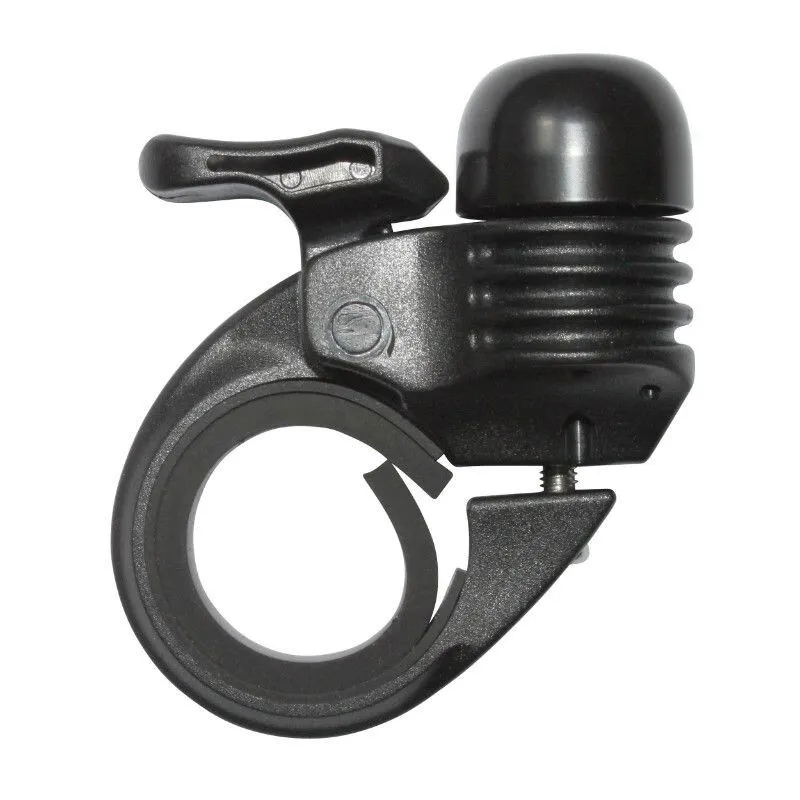 Newton Klingel Ping Alu Bügelbefestigung Mini Unisex, schwarz, 25.4/28.6mm Newton Klingel Ping Alu Bügelbefestigung Mini Unisex, schwarz, 25.4/28.6mm
