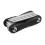 Newton Multifunktionswerkzeug 10 Funktionen Inbusschlüssel 2-2.5-3-4-5-6-8 + Schlitz- und Kreuzschlitzschraubendreher + Torx t25 Unisex, schwarz, TU