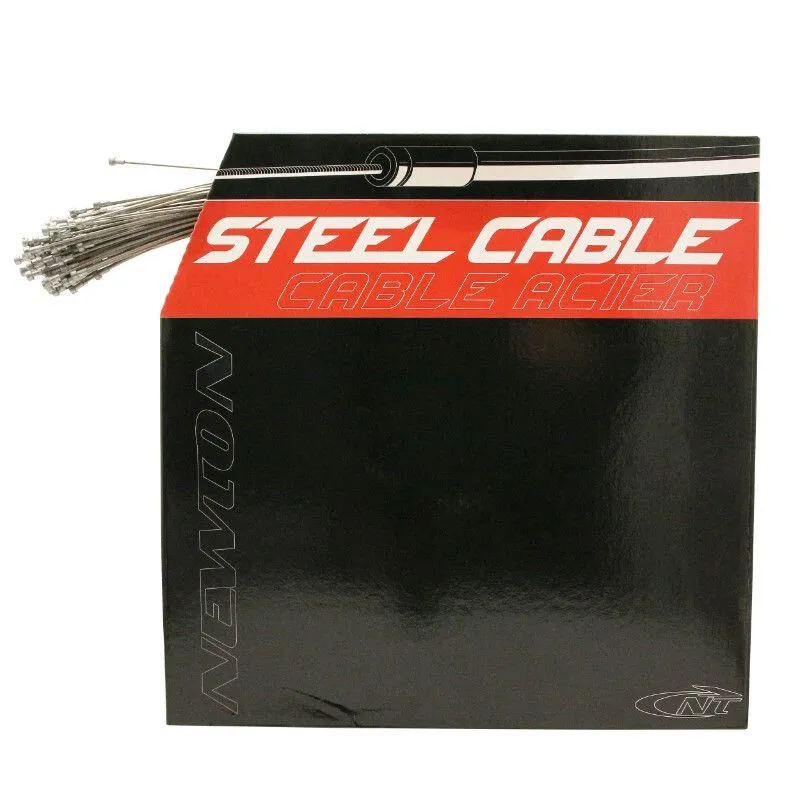 Newton Verstärkter Edelstahl-Bremszug für Straßenfahrräder, anpassbar Shimano Unisex, silber, Ø1.6mm x 1.80m Newton Verstärkter Edelstahl-Bremszug für Straßenfahrräder, anpassbar Shimano Unisex, silber, Ø1.6mm x 1.80m