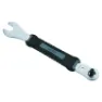Newton Werkzeug Pedalschlüssel + Sechskantstecknuss Unisex, silber, 15mm/8 x 10mm