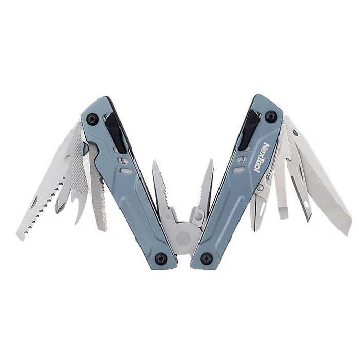 Nextool Ne20045 15 In 1 + Bit Set Multitool, Blue, One Size Nextool Ne20045 15 In 1 + Bit Set Multitool, Blue, One Size