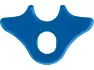 Nicolai Kabelhalter 3-fach Umlenkhebel, Blau, one_size