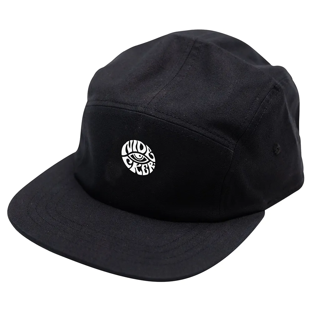 Nidecker Five Panel Kappe, Black Nidecker Five Panel Kappe, Black