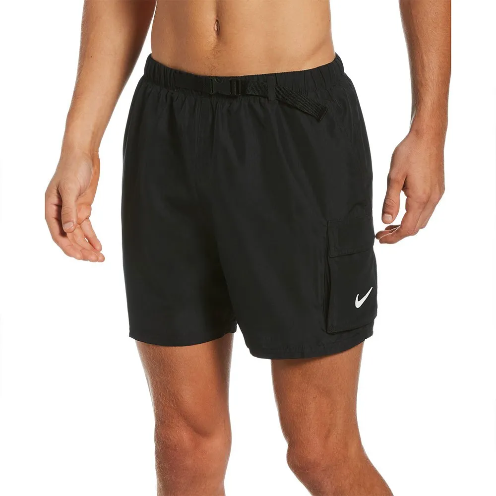Nike Belt 5´´ Badeshorts male, Black Nike Belt 5´´ Badeshorts male, Black