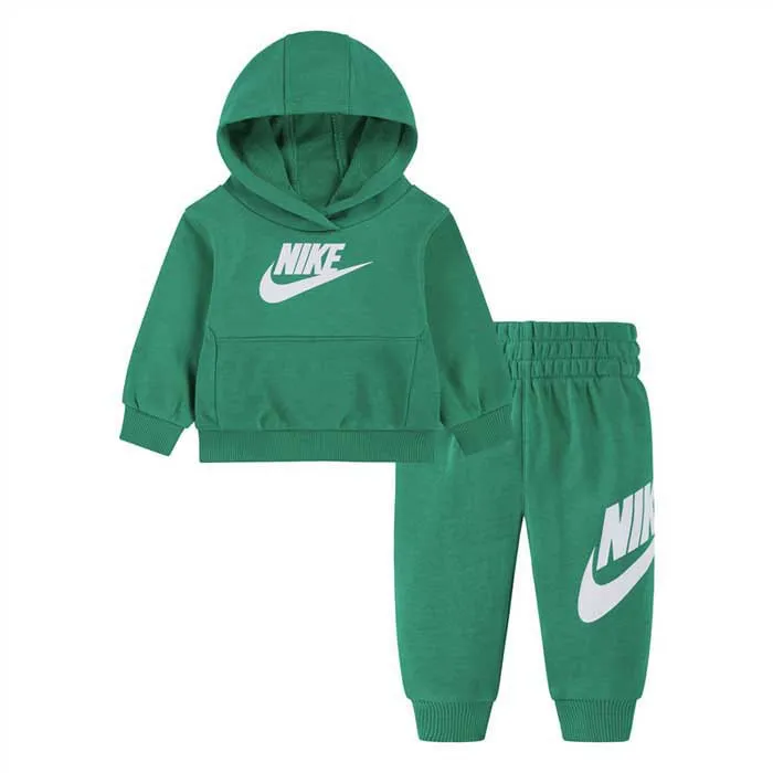 Nike Club French Terry Langarm-set, Stadium green, 3MON Nike Club French Terry Langarm-set, Stadium green, 3MON