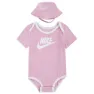 Nike Core Bucket Hat & Kurzarm-set 2 Einheiten, Pink, 0-6MON