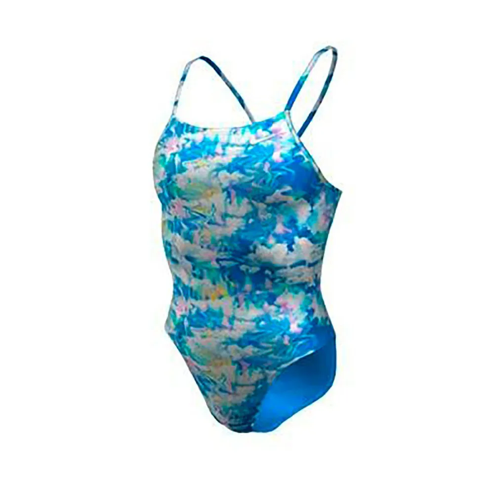 Nike Cutout Hydrastrong Multi Print Badeanzug female