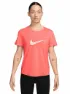 Nike Damen Laufshirt One Swoosh koralle