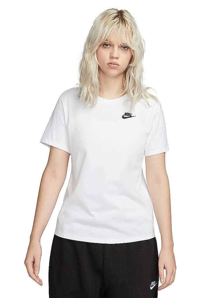 Nike Damen T-Shirt Sportswear Club Essentials Nike Damen T-Shirt Sportswear Club Essentials