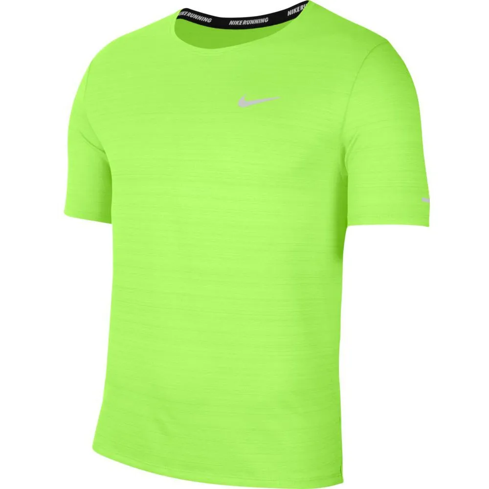 Nike Dri Fit Miler Kurzarm-t-shirt male, Ghost green / reflective silver, Regular Nike Dri Fit Miler Kurzarm-t-shirt male, Ghost green / reflective silver, Regular