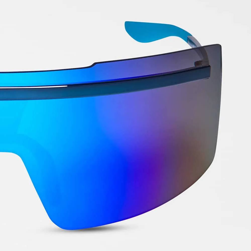 Nike Echo Shield Mirrored Sonnenbrille unisex, Navy / ultraviolet mirror, One Size