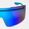 Nike Echo Shield Mirrored Sonnenbrille unisex, Navy / ultraviolet mirror, One Size