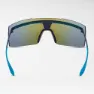 Nike Echo Shield Mirrored Sonnenbrille unisex, Navy / ultraviolet mirror, One Size