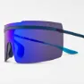 Nike Echo Shield Mirrored Sonnenbrille unisex, Navy / ultraviolet mirror, One Size