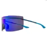 Nike Echo Shield Mirrored Sonnenbrille unisex, Navy / ultraviolet mirror, One Size