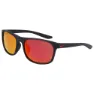 Nike Endure M Fj2198 Sonnenbrille, Matte black, Red Mirror/CAT3