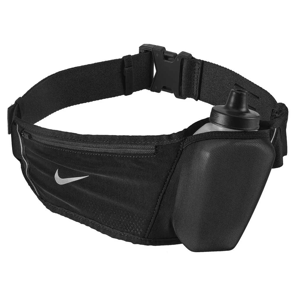 Nike Flex Stride Bottle Gürteltasche, Black / black / silver Nike Flex Stride Bottle Gürteltasche, Black / black / silver