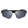 Nike Flyfree Sonnenbrille unisex, Black silver mirror and low light volt, One Size