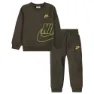 Nike Ft Icon Crew Langarm-set, Cargo khaki, 6-7Y
