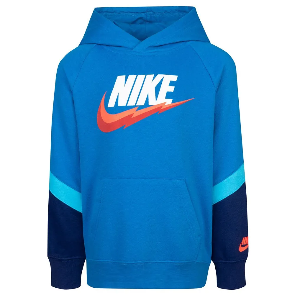 Nike G4g Ft Blocked Sweatshirt, Imperial blue, 3-4Y Nike G4g Ft Blocked Sweatshirt, Imperial blue, 3-4Y