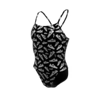 Nike Hydrastrong Multi Print Cutout Badeanzug Nike Hydrastrong Multi Print Cutout Badeanzug
