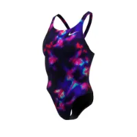 Nike Hydrastrong Multi Print Fastback Badeanzug female