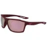 Matte burgundy / grey / light pink