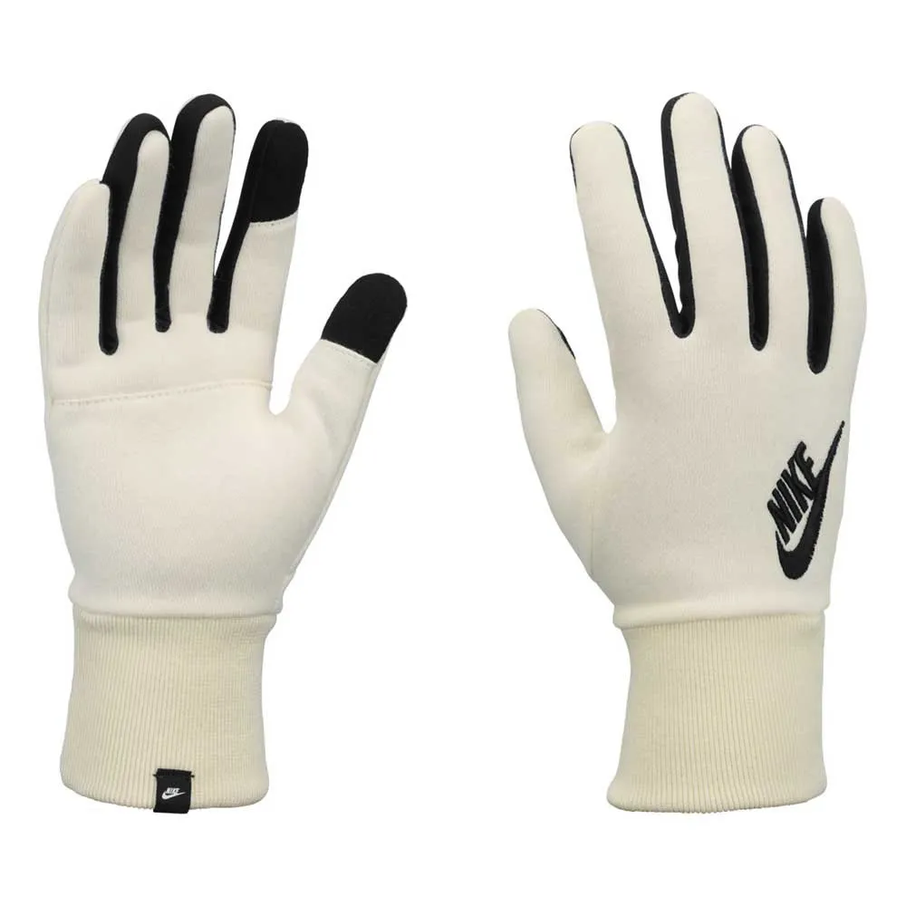 Nike Lg Club Fleece Handschuhe female, White / black / black