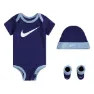 Nike Ln0072 Kurzarm-set Refurbished, Blue gaze, 0-6MON