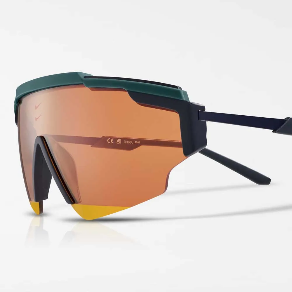 Nike Marquee Edge M Sonnenbrille unisex, Mineral teal / orange, One Size Nike Marquee Edge M Sonnenbrille unisex, Mineral teal / orange, One Size