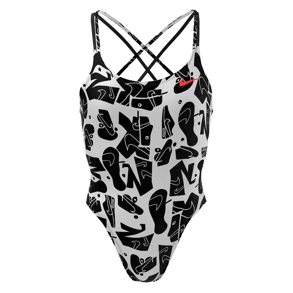 Nike Modern Spiderback On Badeanzug, Black Nike Modern Spiderback On Badeanzug, Black
