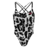 Nike Modern Spiderback On Badeanzug, Black