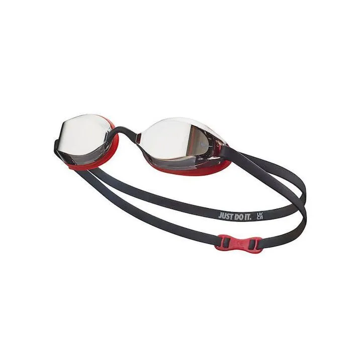 Nike Nessd130 Legacy Schwimmbrille Mit Spiegelglas, Red black, One Size Nike Nessd130 Legacy Schwimmbrille Mit Spiegelglas, Red black, One Size