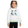 Nike Outside T Lines Sweatshirt, White, 6-7Y
