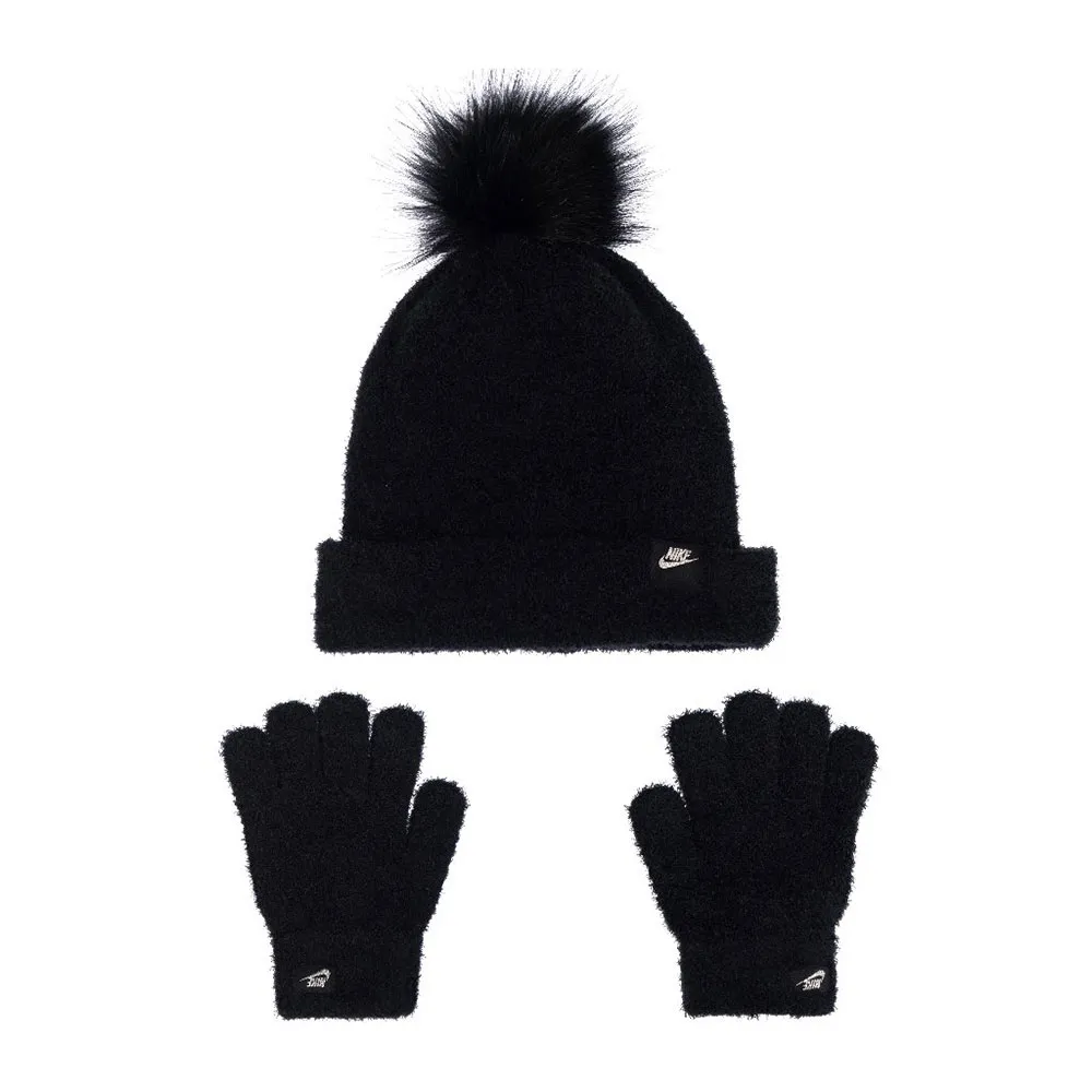 Nike Plushing Peak Mütze, Black, One Size Nike Plushing Peak Mütze, Black, One Size