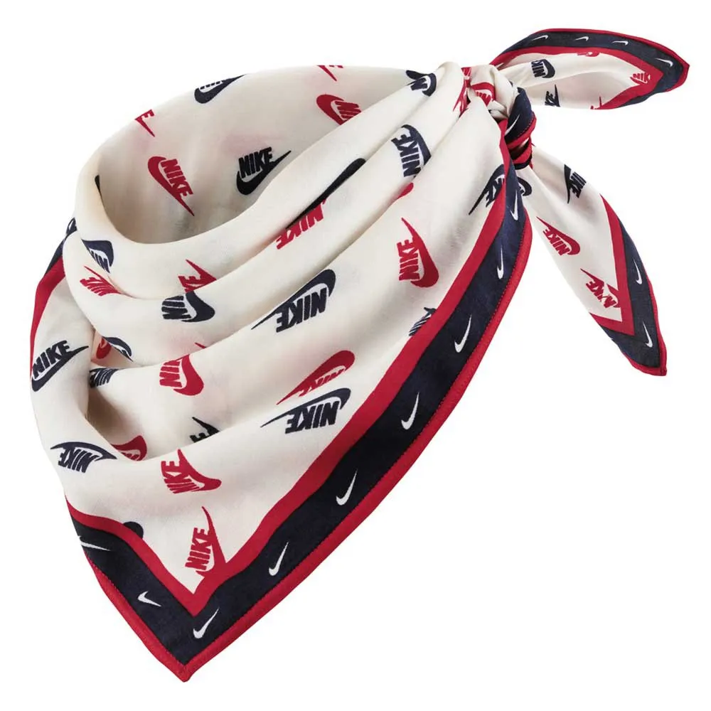 Nike Printed Cotton Stirnband male, White / red / blue