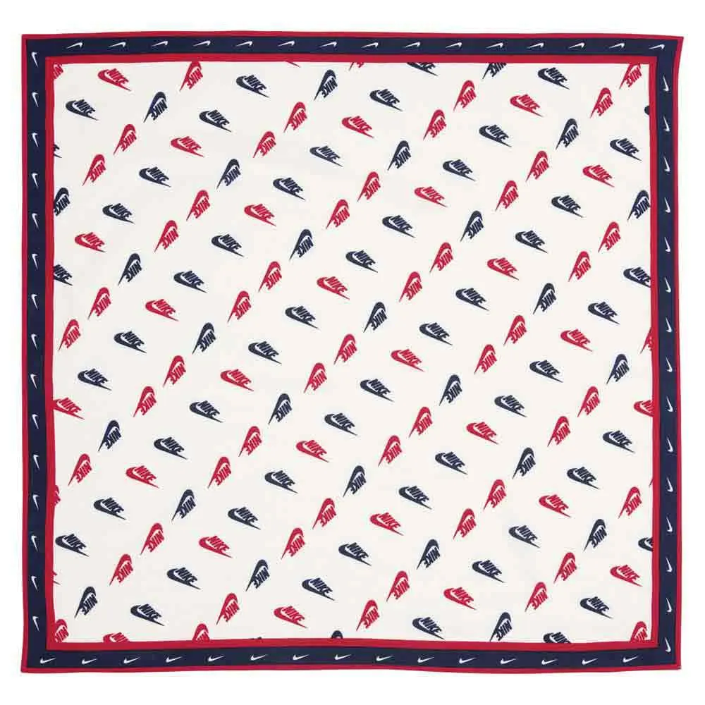 Nike Printed Cotton Stirnband male, White / red / blue