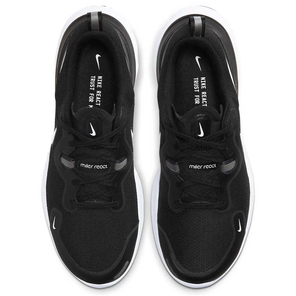 Nike React Miler Laufschuhe male, Black / white / dark grey / anthracite Nike React Miler Laufschuhe male, Black / white / dark grey / anthracite