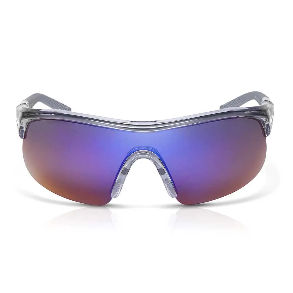 Nike Show X1 Sonnenbrille unisex, Wolf grey / blue mirror, One Size Nike Show X1 Sonnenbrille unisex, Wolf grey / blue mirror, One Size