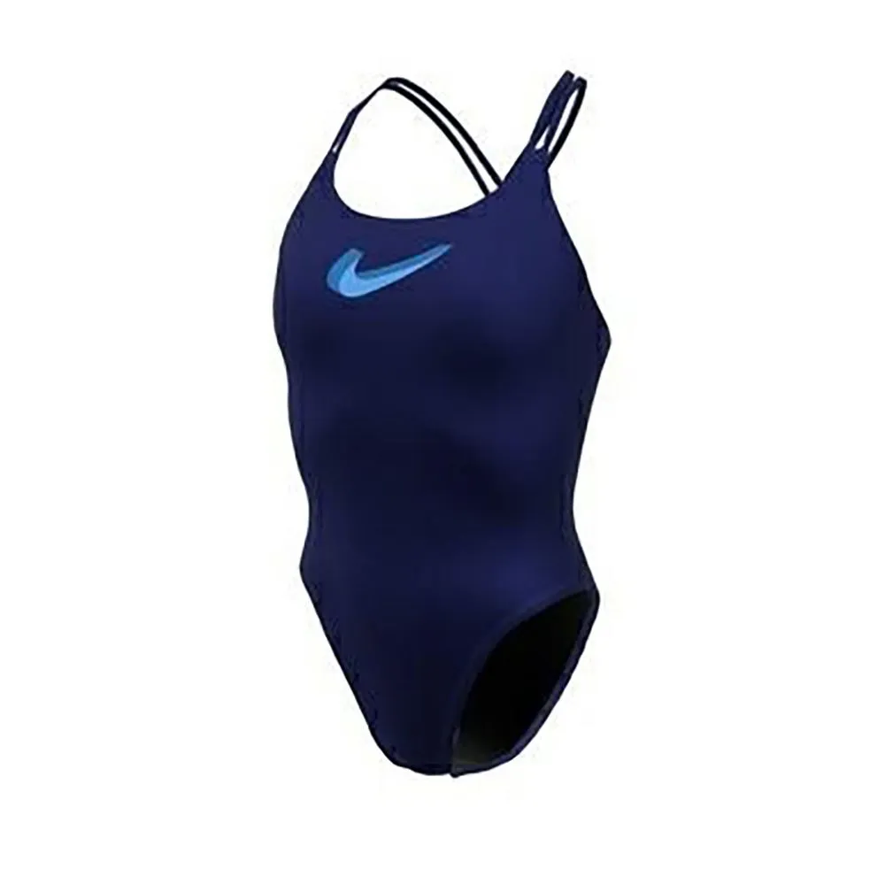 Nike Spiderback Hydrastrong 3d Swoosh Badeanzug female, Midnight navy Nike Spiderback Hydrastrong 3d Swoosh Badeanzug female, Midnight navy